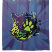 Miraculous Kwami Plagg Douchegordijn (Voorkant)
