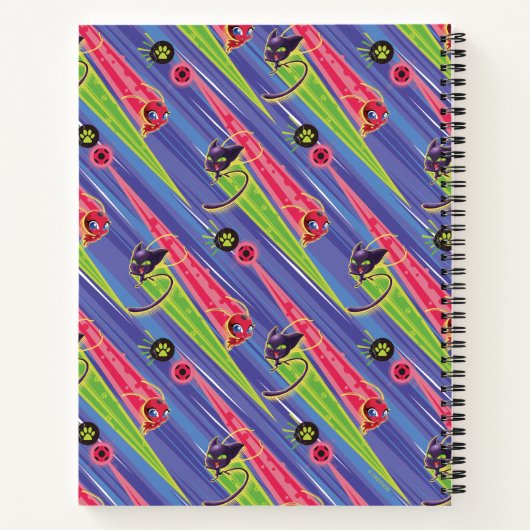 Miraculous Kwamis Tikki & Plagg Pattern Notitieboek (Achterkant)