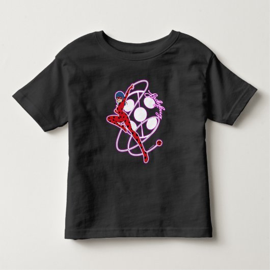 Miraculous Ladybug Badge Kinder Shirts (Voorkant)