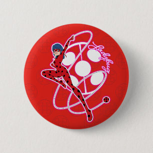 Miraculous Ladybug Badge Ronde Button 5,7 Cm