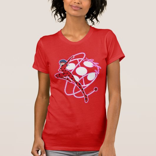 Miraculous Ladybug Badge T-shirt (Voorkant)