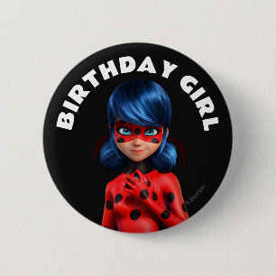 Miraculous Ladybug Birthday Ronde Button 5,7 Cm