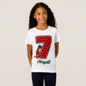 Miraculous Ladybug & Cat Noir 7th Birthday T-shirt (Voorkant volledig)