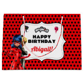 Miraculous Ladybug & Cat Noir Birthday Groot Cadeauzakje (Voorkant)
