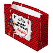 Miraculous Ladybug & Cat Noir Birthday Groot Cadeauzakje (Achterkant Gekanteld)