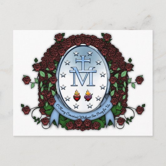 Miraculous Medal 2 Briefkaart (Voorkant)