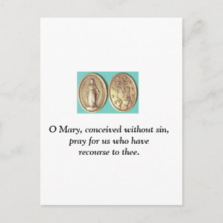 Miraculous Medal Briefkaart