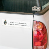 Miraculous Medal Bumpersticker (Op Truck)