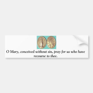 Miraculous Medal Bumpersticker