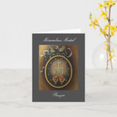 Miraculous Medal Kaart (Gele Bloem)