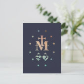 Miraculous Medal Our Lady of Grace Briefkaart (Staand voorkant)
