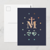 Miraculous Medal Our Lady of Grace Briefkaart (Voorkant / Achterkant)