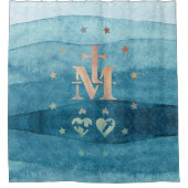 Miraculous Medal Our Lady of Grace Douchegordijn (Voorkant)