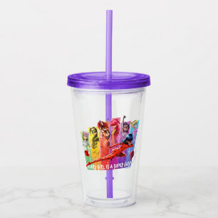 Miraculous Meisjes   Elk meisje is een Super Hero Acryl Drinkbeker