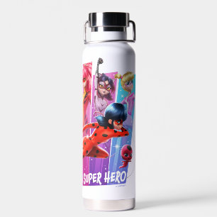 Miraculous Meisjes Elk meisje is een Super Hero Waterfles