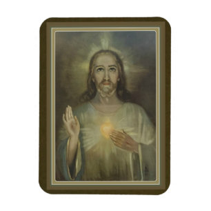 Miraculous Sacred Heart van Jesus Car/koelkast Magneet
