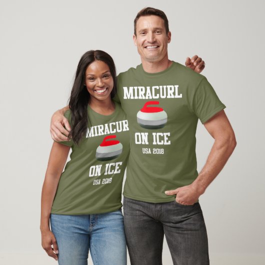 Miracurl on Ice USA Curling 2018 T-shirt (Unisex)