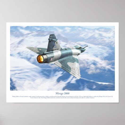 Mirage 2000 poster (Voorkant)