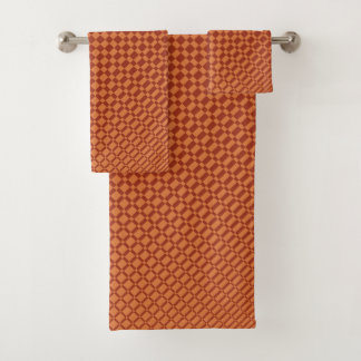 "Mirage" | Amberglow op Terracotta | Bad Handdoek