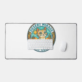 Mirage du désert Chat Idée cadeau pour maman de ch (Clavier et souris)