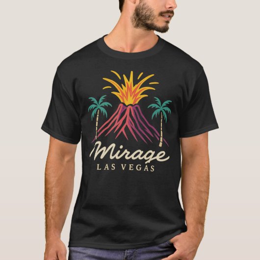 Mirage-vulkaan T-shirt (Voorkant)