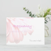 Mirakel Baby shower Invitation Card Kaart (Staand voorkant)