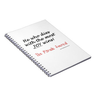 Mirakel notebook - een plek om je wonderen te houd notitieboek