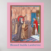 Mirakel van Bl. Imelda Lambertini (VVP 010) Poster (Voorkant)