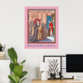 Mirakel van Bl. Imelda Lambertini (VVP 010) Poster (Thuiskantoor)