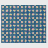 Mirakel van Hanukkah Patterned Gift Wrap Cadeaupapier (Vlak)