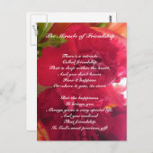 Mirakel van het briefkaart Friendship (Voorkant / Achterkant)