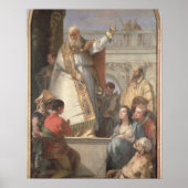 Mirakel van St. Patrick, c.1746 (olie op canvas) Poster (Voorkant)