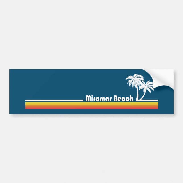 Miramar Beach Florida Bumpersticker (Voorkant)
