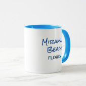 Miramar Beach Floride Café Mug (Devant droit)