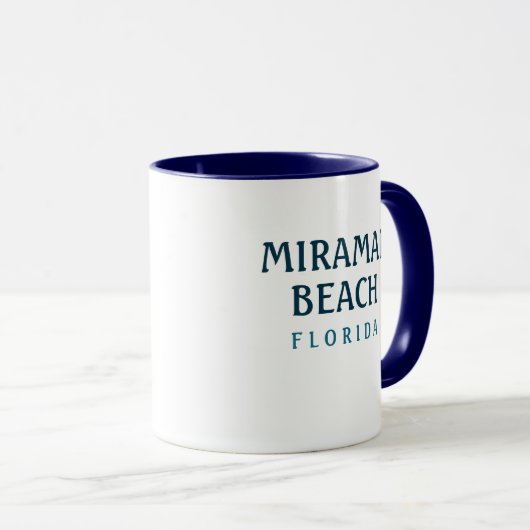 Miramar Beach Floride Café Mug (Devant droit)