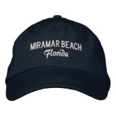 Miramar Beach Floride Casquette de baseball brodé (Devant)
