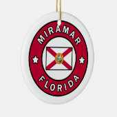 Miramar Florida Keramisch Ornament (Rechts)