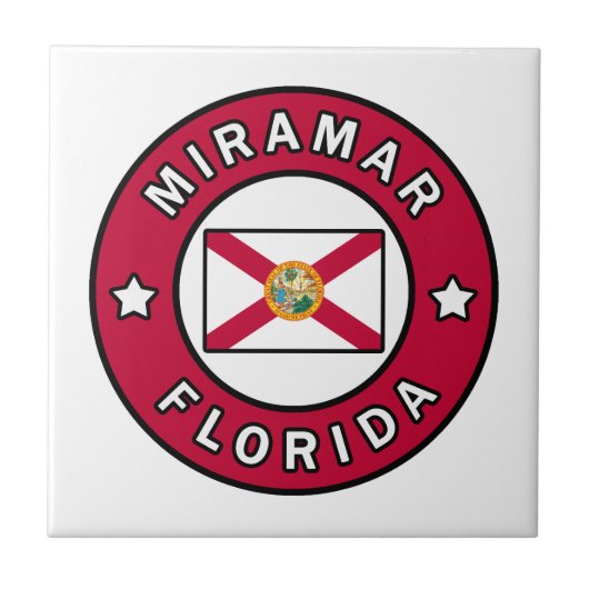 Miramar Florida Tegeltje (Voorkant)
