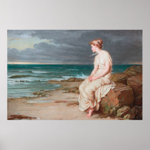 MiRANDA, door John William Waterhouse - 1875 Poster