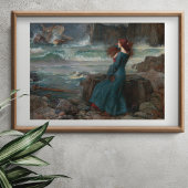 Miranda door John William Waterhouse Poster