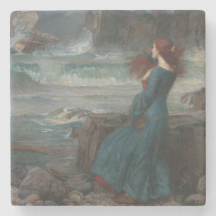 Miranda (door John William Waterhouse) Stenen Onderzetter