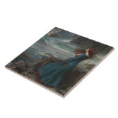 Miranda (door John William Waterhouse) Tegeltje (Zijkant)