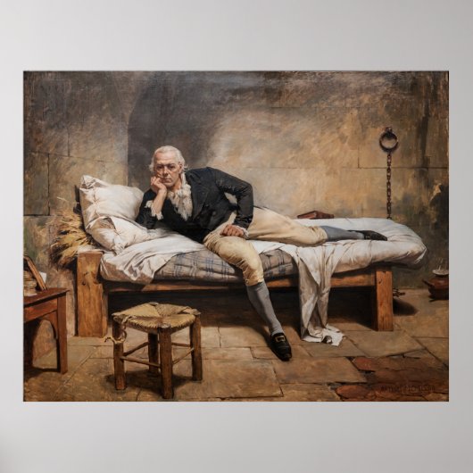 Miranda en La Carraca van Arturo Michelena (1896) Poster (Voorkant)