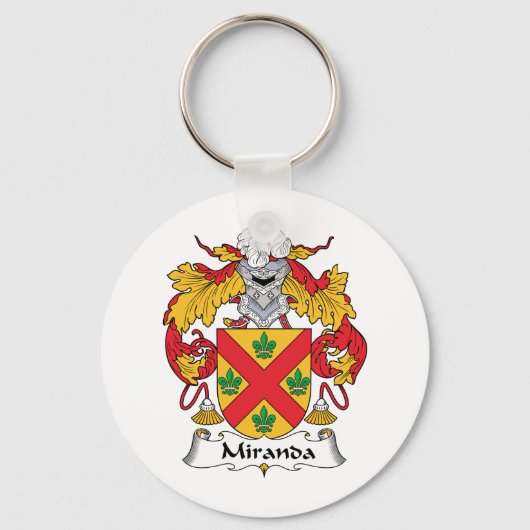 Miranda Family Crest Sleutelhanger (Voorkant)