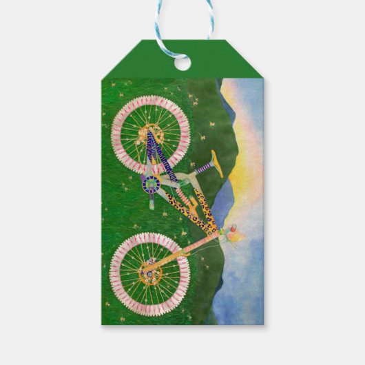 Miranda Mountain Bike Gift Label Cadeaulabel (Voorkant)