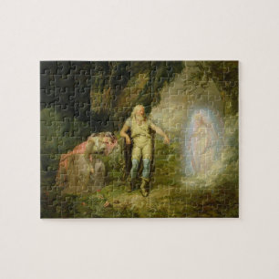 Miranda, Prospero en Ariel van 'The Tempest' door Legpuzzel