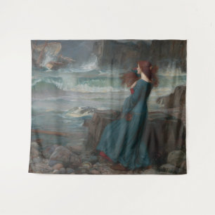 Miranda Tempest John William Waterhouse Art Wandkleed