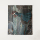 Miranda Tempest John William Waterhouse Art Wandkleed (Voorkant)