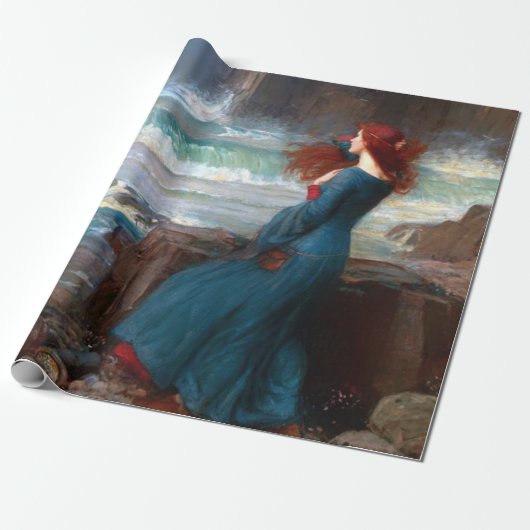 Miranda The Tempest John William Waterhouse Cadeaupapier (Uitgerold)