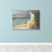 Miranda van het Zee Canvas Afdruk (Insitu (Houten vloer))